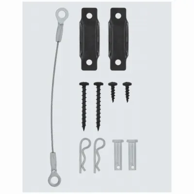 Anti-tip Furniture Kit, Wall Mount Bracket & Cable