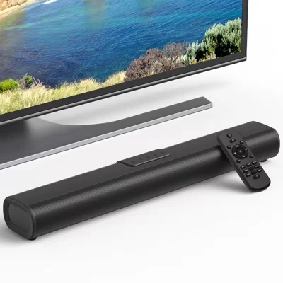 Sugift 50w Bluetooth 5.0 Soundbar With 3d Surround Sound, Dual Full-range Drivers, Wall Mountable, And Multiple Connection Modes