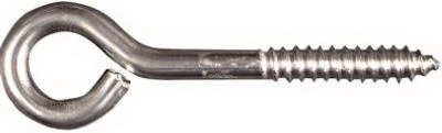 Lag Screw Eye, Stainless Steel, 5/16 X 4 In.
