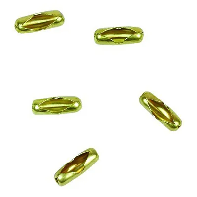 Lamp Pull Chain Connector, Brass, #6, 5-pk.