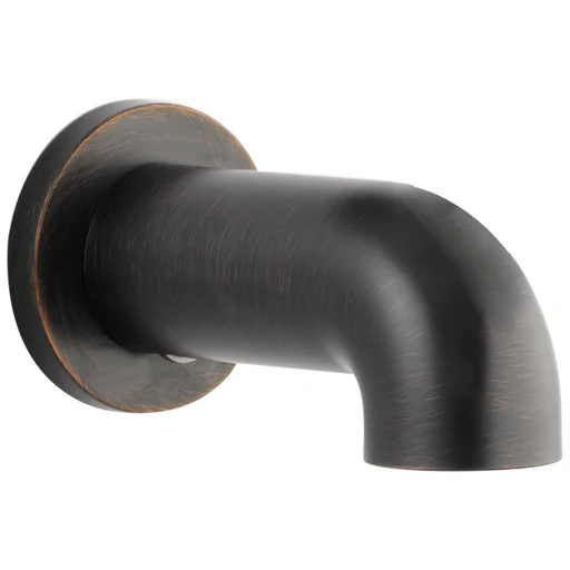 Delta Trinsic Collection Wall Mount Non Diverter Tub Spout In Venetian Bronze Finish Drp77350rb