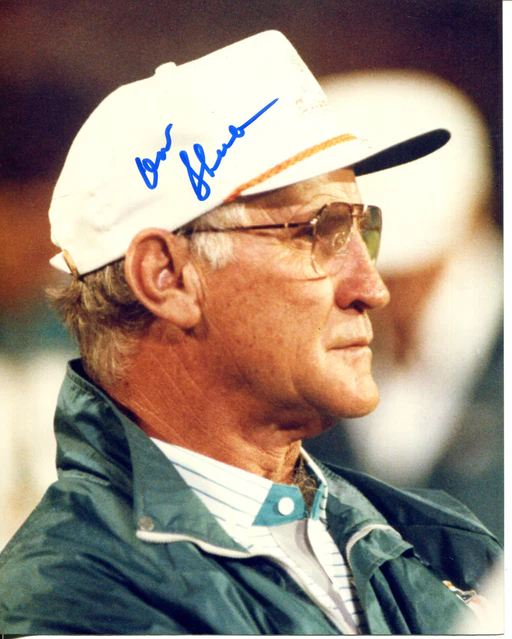 Don Shula Autographed 8x10 Photo