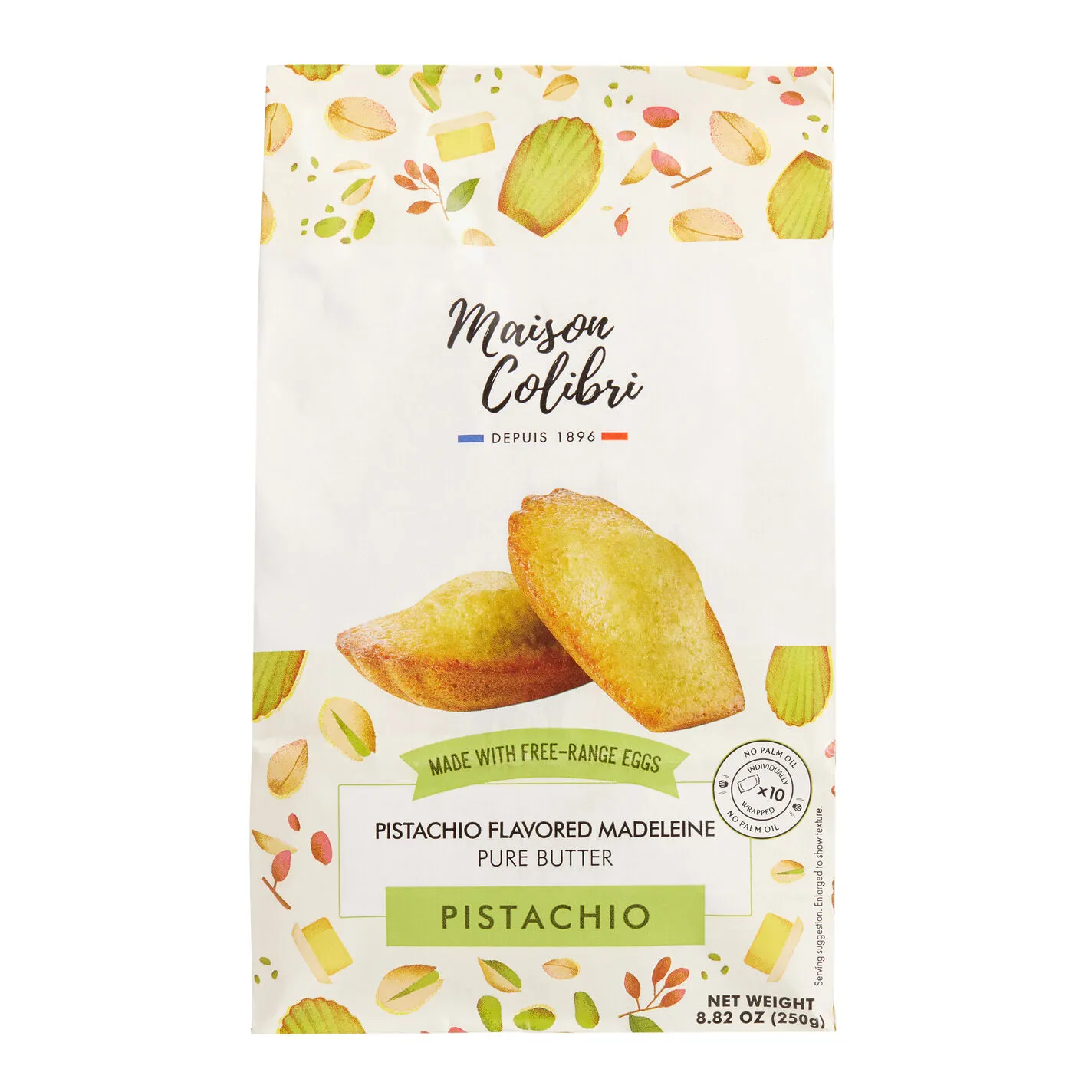 Maison Colibri Pistachio Madeleine Large Bag