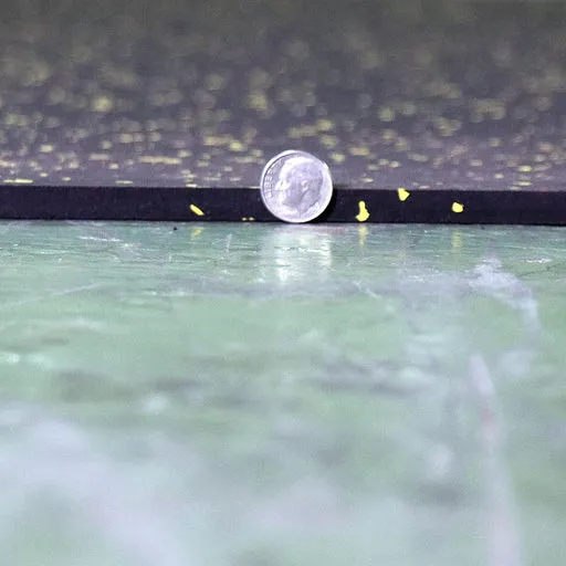 Scratch And Dent - Rubber Gym Flooring | Black | 15' X 4' X 8mm - Final Sale