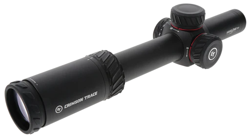 Crimson Trace Hardline Pro 1-6x24 Rifle Scope, 30mm Tube, Second Focal Plane, Illuminated Competition Reticle, 0101100