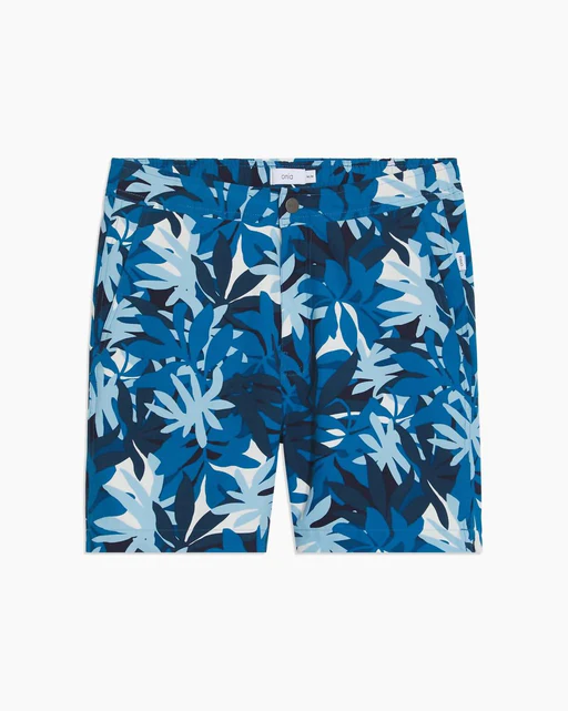 Men Elastic Calder 6" Swim Trunks