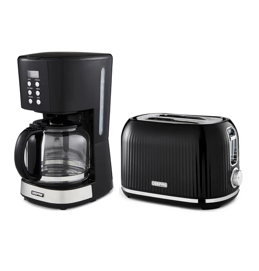 1.5l Filter Coffee Machine & 2-slice Toaster Combo Set