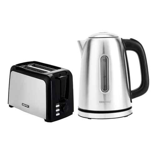 2 Slice Bread Toaster & 1.7l Illuminating Electric Kettle Set