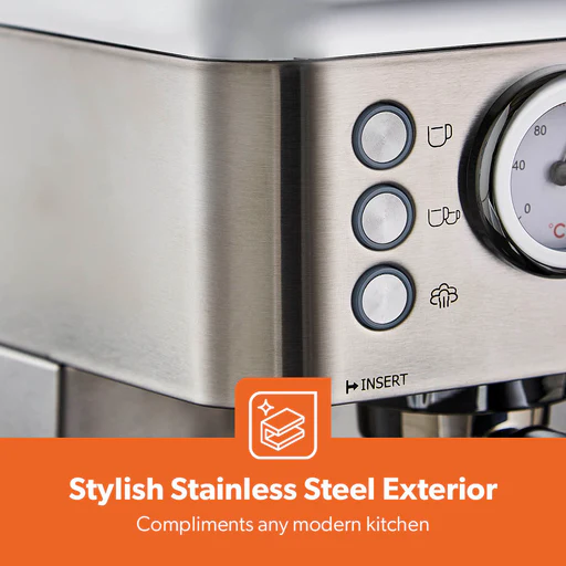 15-bar Platinum Series Luxury Espresso Coffee Machine