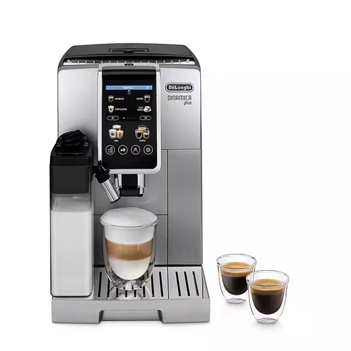 Delonghi Dinamica Plus Silver Automatic Espresso Machine Ecam38085sb