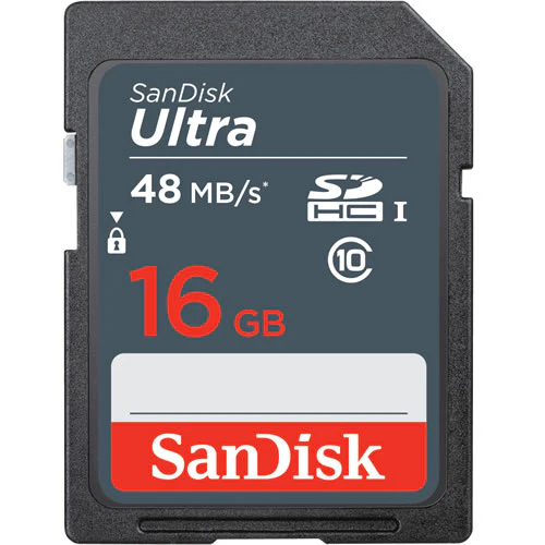 Sandisk 16gb Ultra Uhs-1 Sdhc Memory Card - Class 10 Sdsdunc-016g-an6in