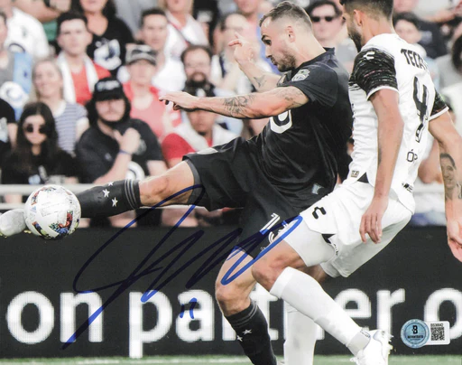 Jordan Morris Autographed 8x10 Photo Seattle Sounders Beckett Bas Qr #bs36642