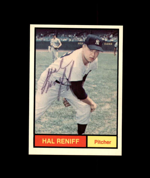 Hal Reniff Beckett Bgs Signed 1982 Renata Galasso 1961 Ws Autograph