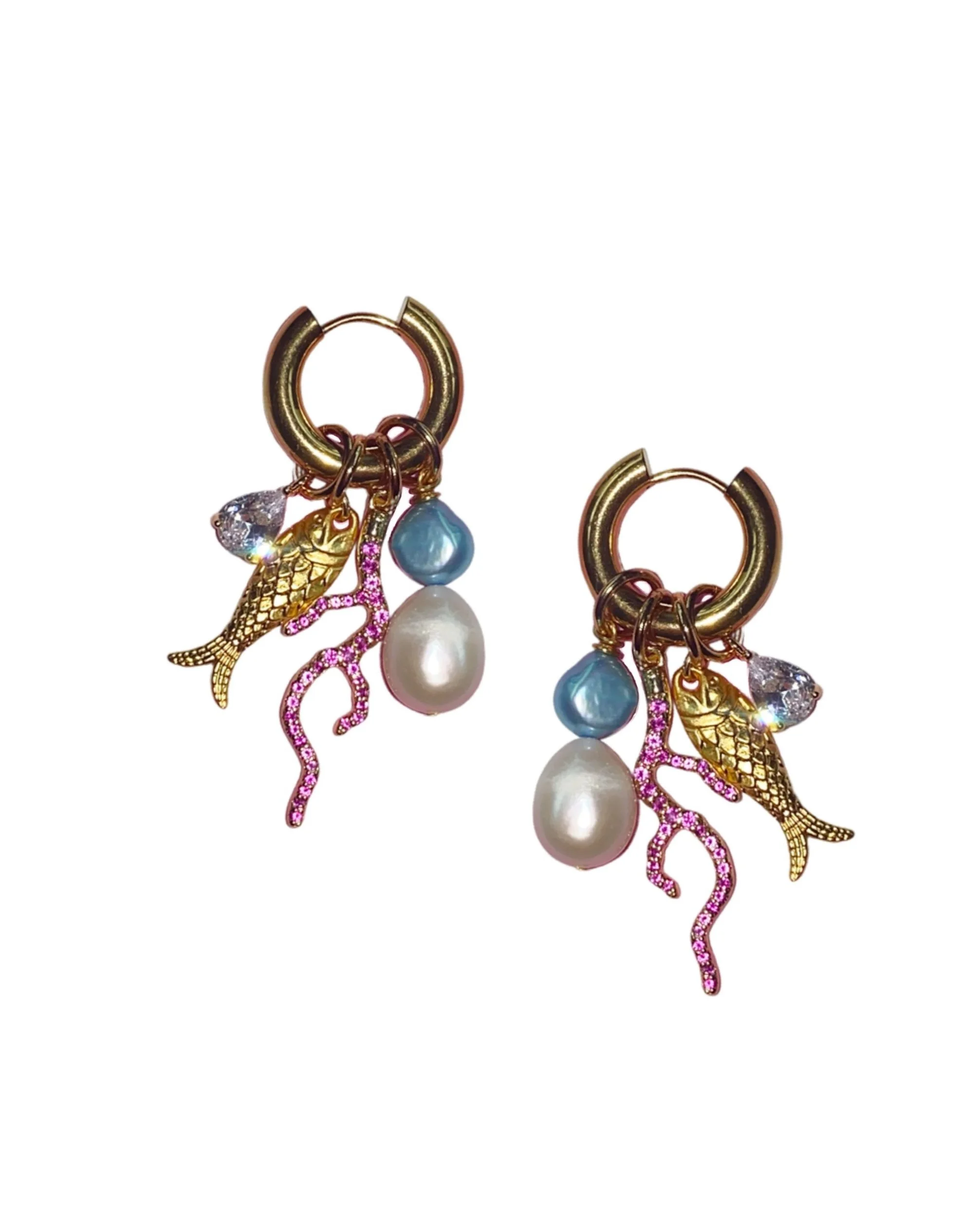 Sea You There Pearly Earrings