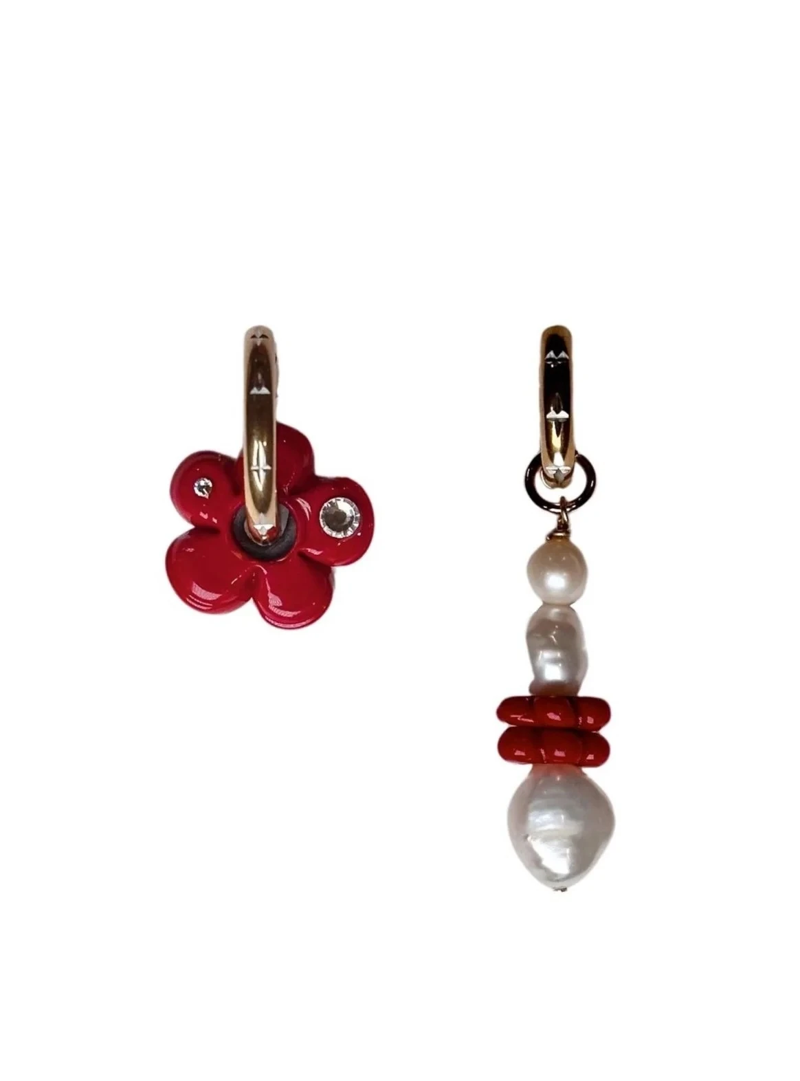 Lucky Wildflower Pearly Earrings -- N O T T E