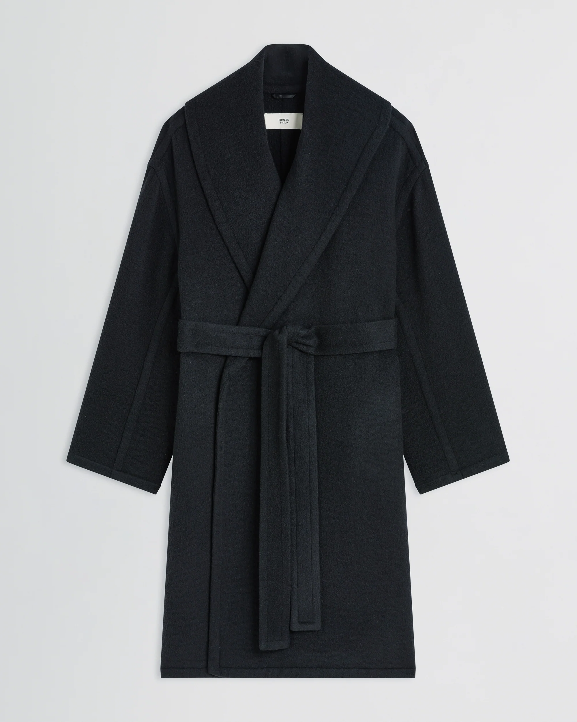 Robe Coat Black Cashmere
