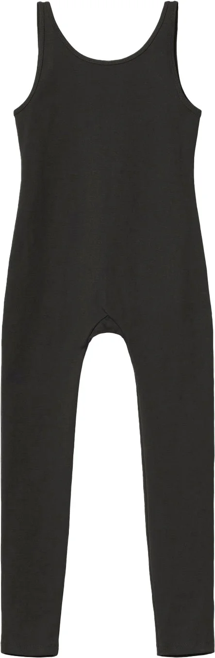 Angelica - Black - All-in-one Pak Van Biologische Rekbarekatoenen Jersey Voor Kinderen. - Molo