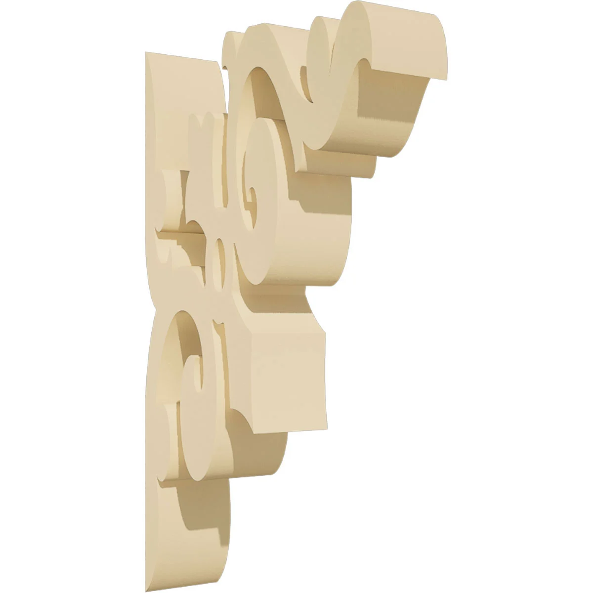 1 1/2"w X 5 1/2"d X 9"h Whitman Signature Urethane Bracket, Primed Tan