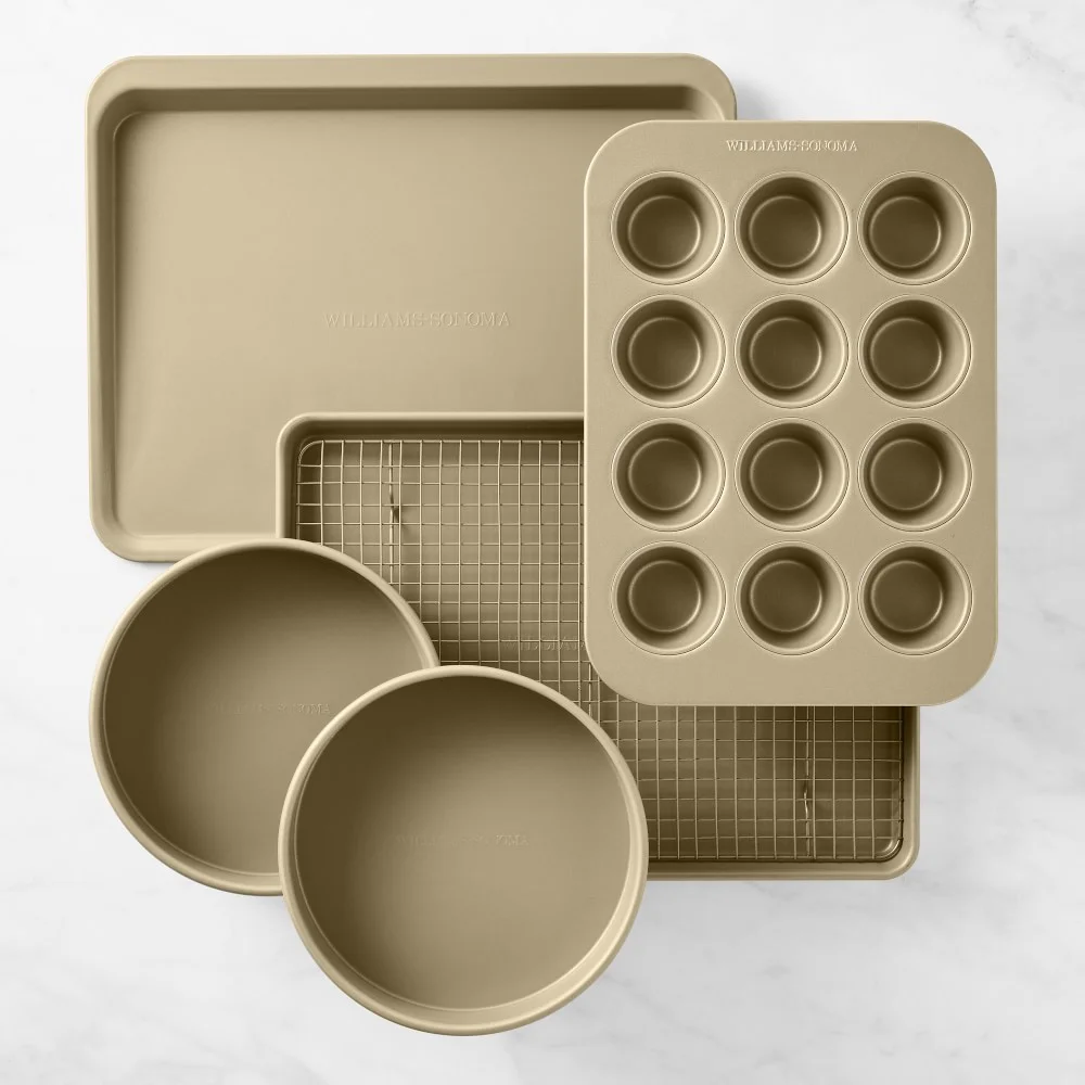 Williams Sonoma Goldtouch® Pro Nonstick Bakeware Essentials, Set Of 6