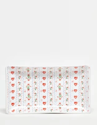 Daisy Street Floral Wallpaper Trinket Dish