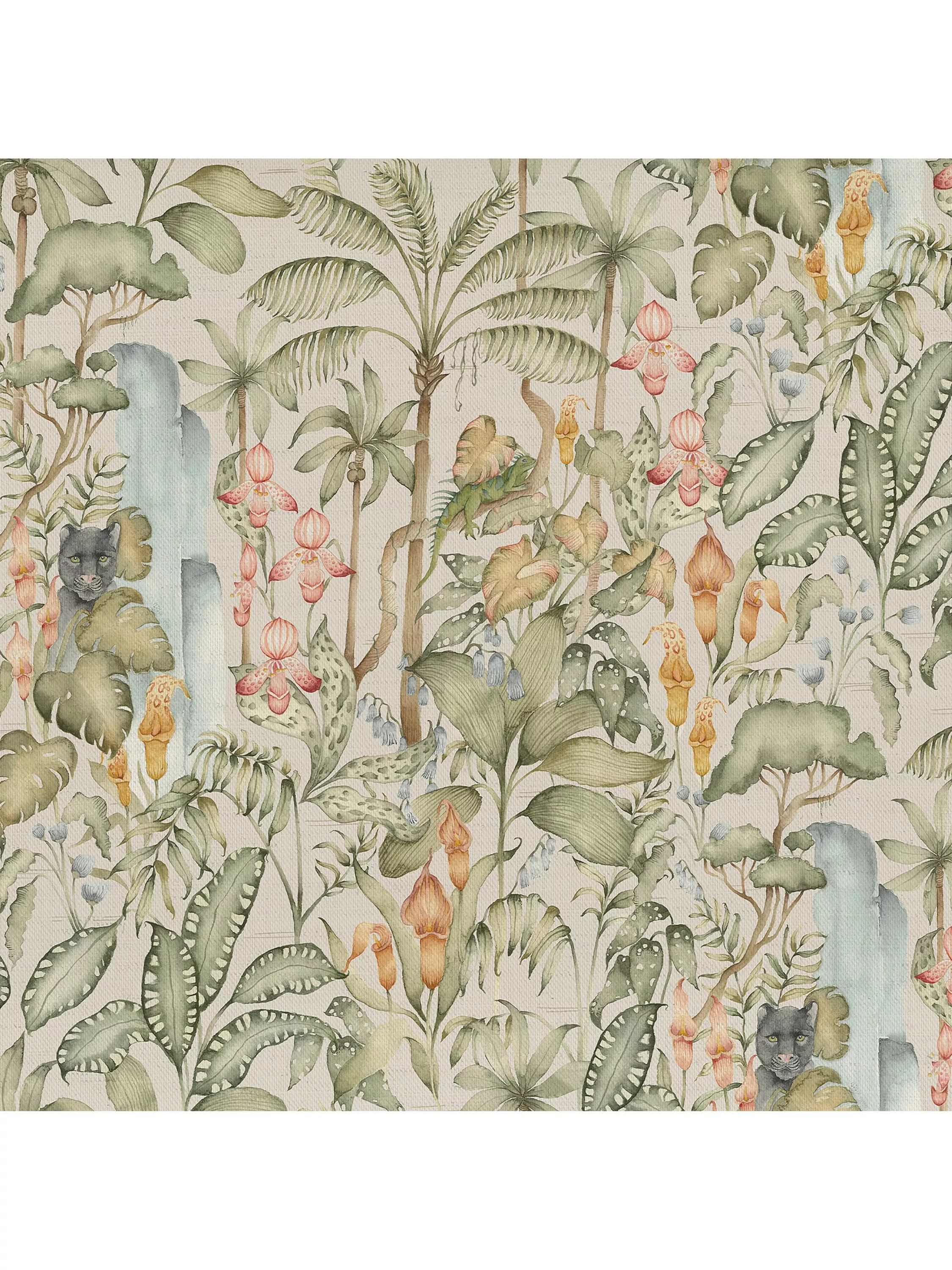 Voyage Elysian Canopy Furnishing Fabric, Green