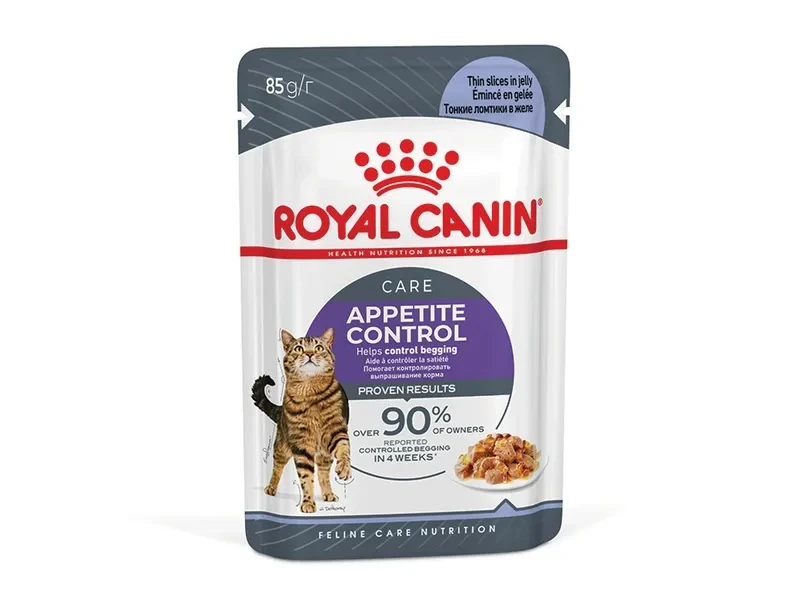Royal Canin Appetite Control Jelly Wet Cat Food Pouch 85gx12