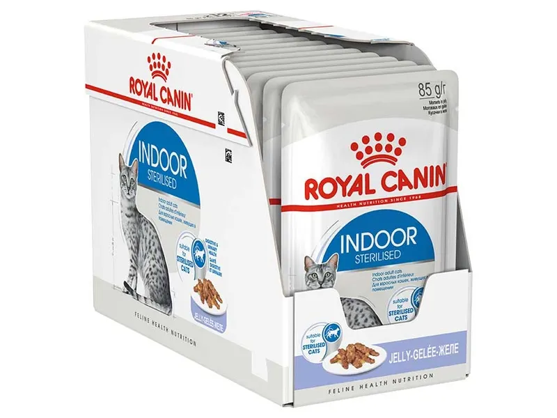 Royal Canin Indoor Jelly Adult Cat Pouch 85gx12
