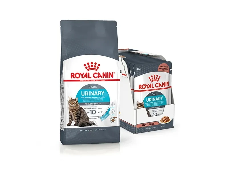 Royal Canin Urinary Care Bundle | Cat Food 2kg & Gravy Wet Cat Food 85g X 12