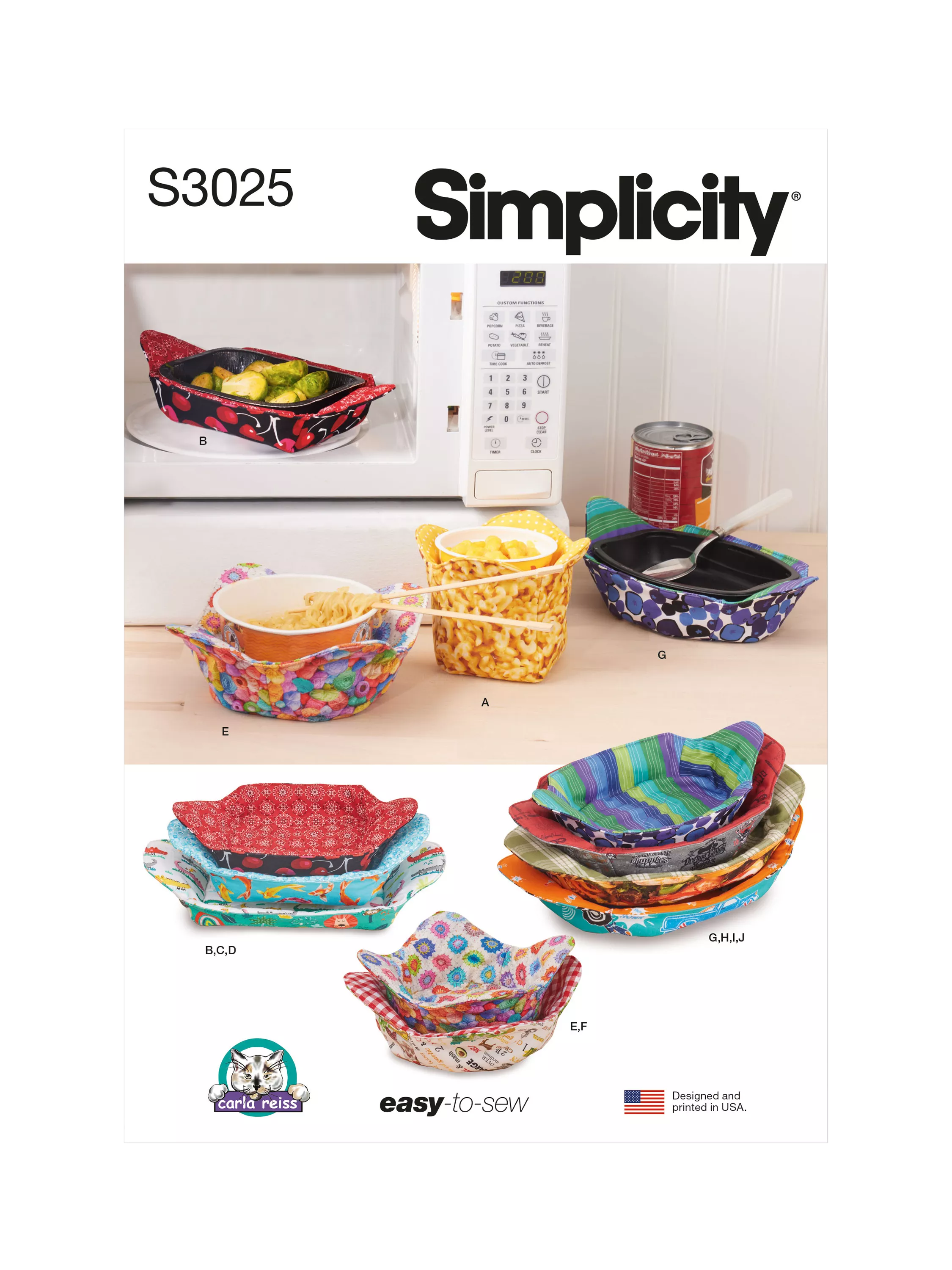 Simplicity Microwave Cosy Sewing Pattern Ss3025os