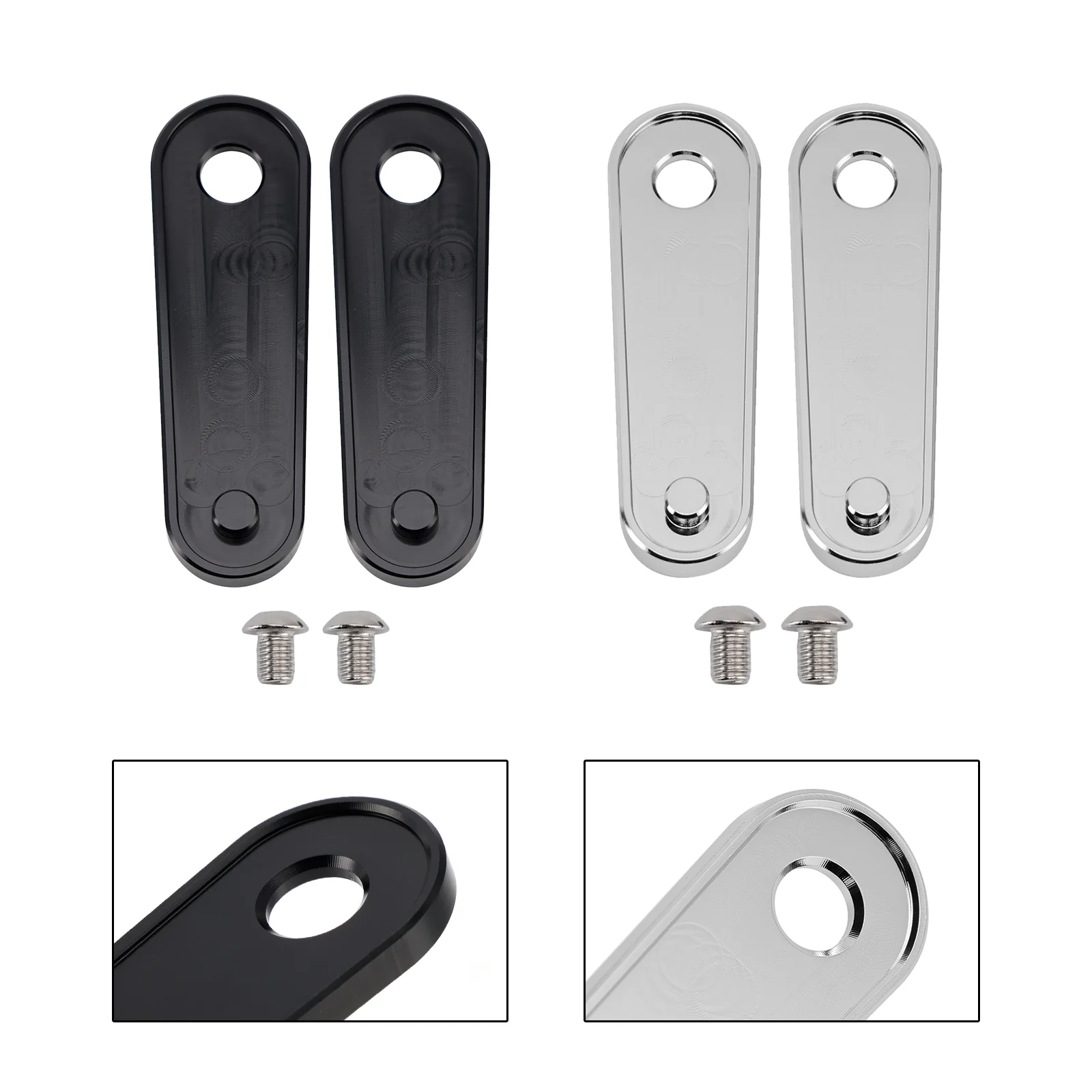 93-23 Electra Glides Road Glides Rear Floorboard Foot Peg Frame Plates