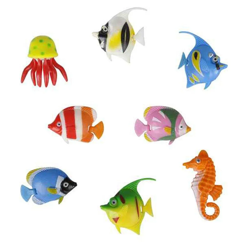 Fish 8 Pack Multi‑colored Floor Bubble Lamp Accessory – Valuelights