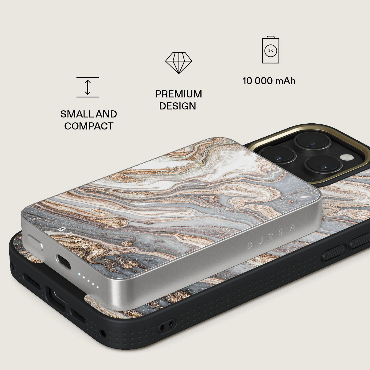 Gentle Wind – Trendy Magnetic Power Bank (10 000 Mah)