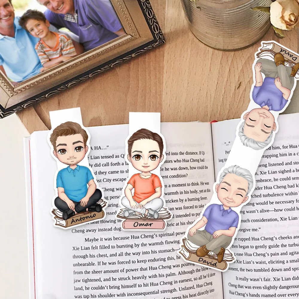Marcapáginas Magnético Personalizado Con Nombre Personaje De Dibujos Animados Y Diseño De Libros Regalo De Cumpleaños Para Amantes De La Lectura - Callie