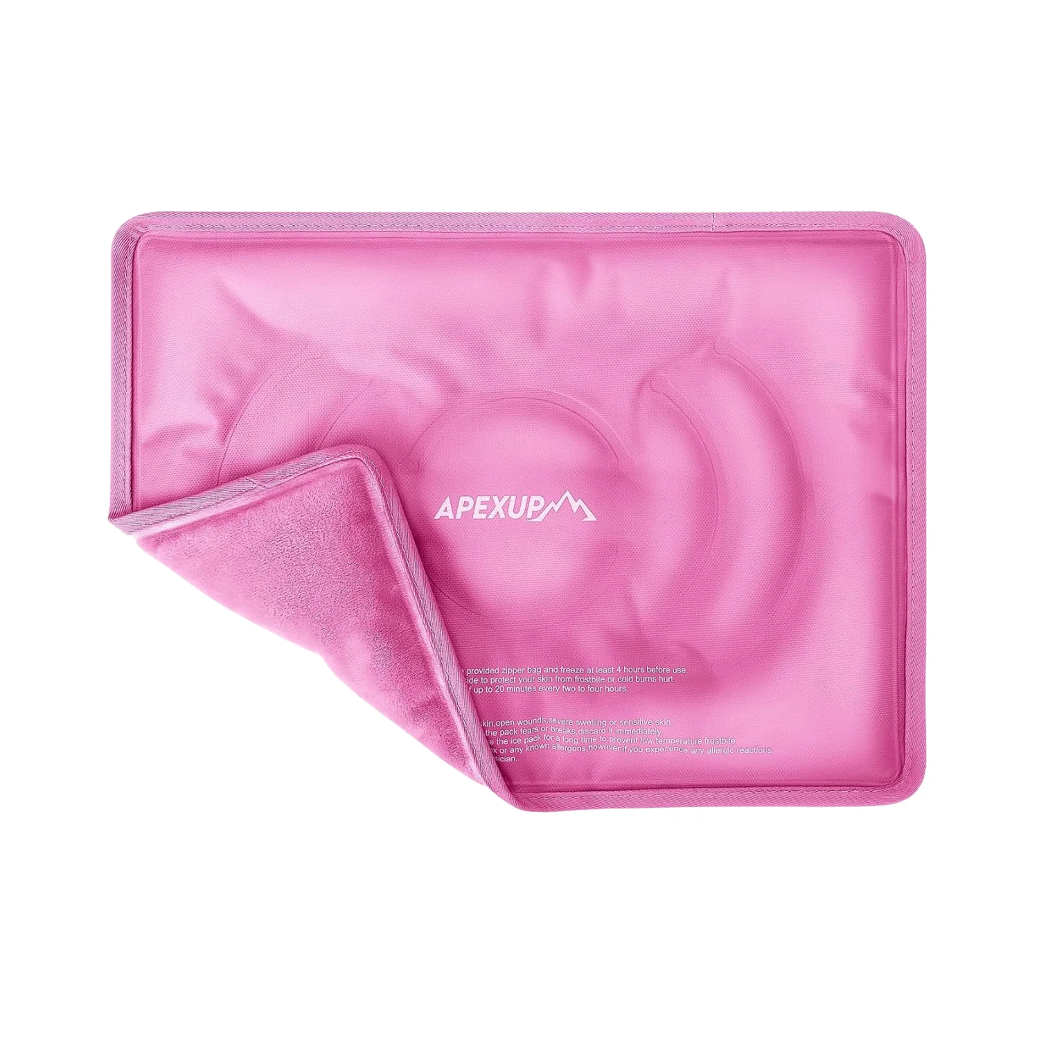 Reusable Gel Ice Packs For Injuries, Flexible Double-sided Cold Packs – Black Small-2pk