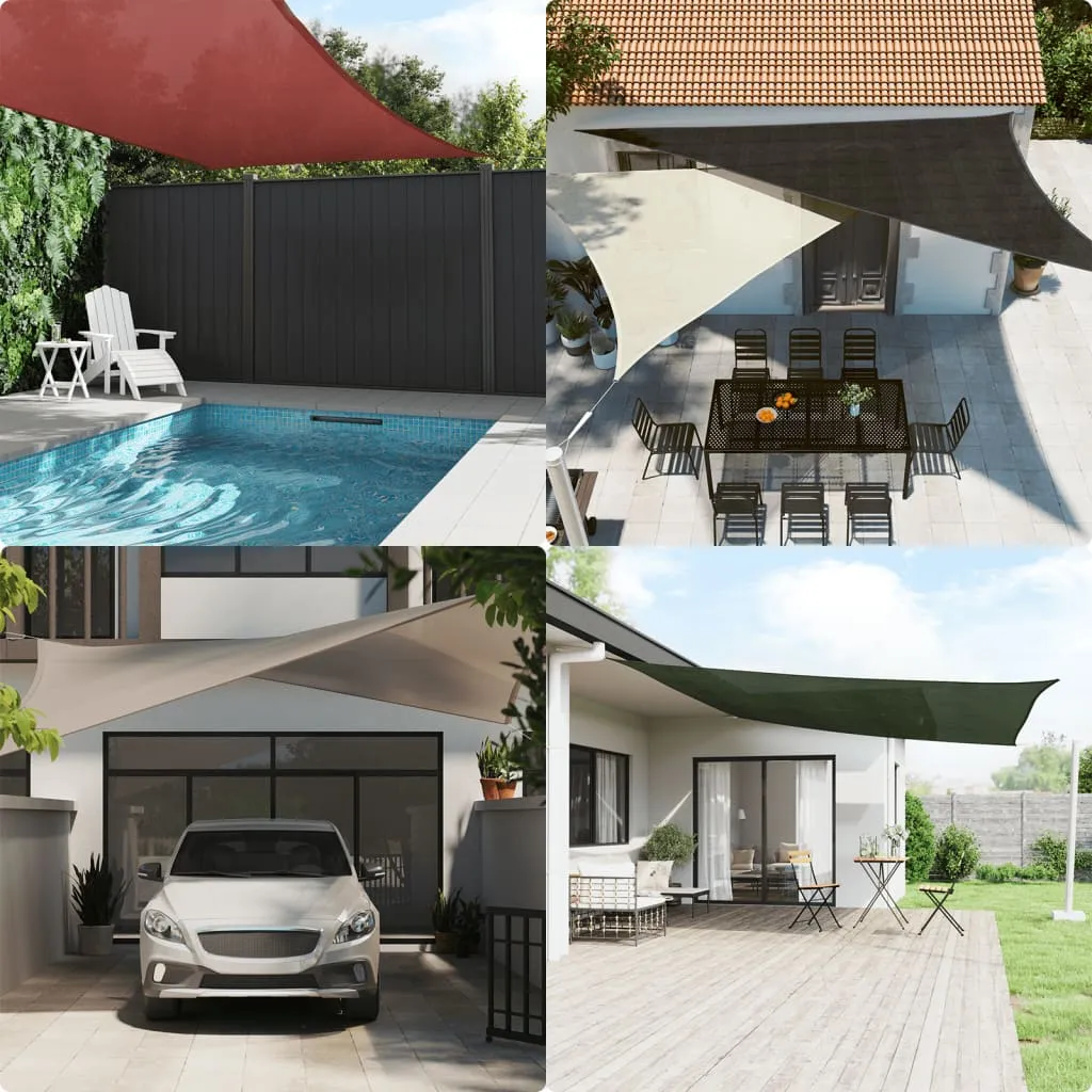Sunshade Sail 160 G/m² Black 2x4.5 M Hdpe