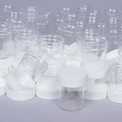 Jar, 1/2 Oz, With Lid, Pack Of 80 (also Includes 155 3/4" Dots Of 5 Different Colors)
