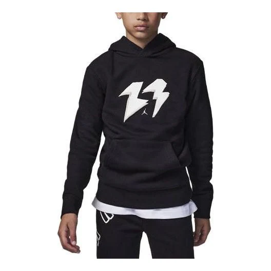 (gs) Air Jordan Flight Mvp Hoodie 'black' 95c501-023