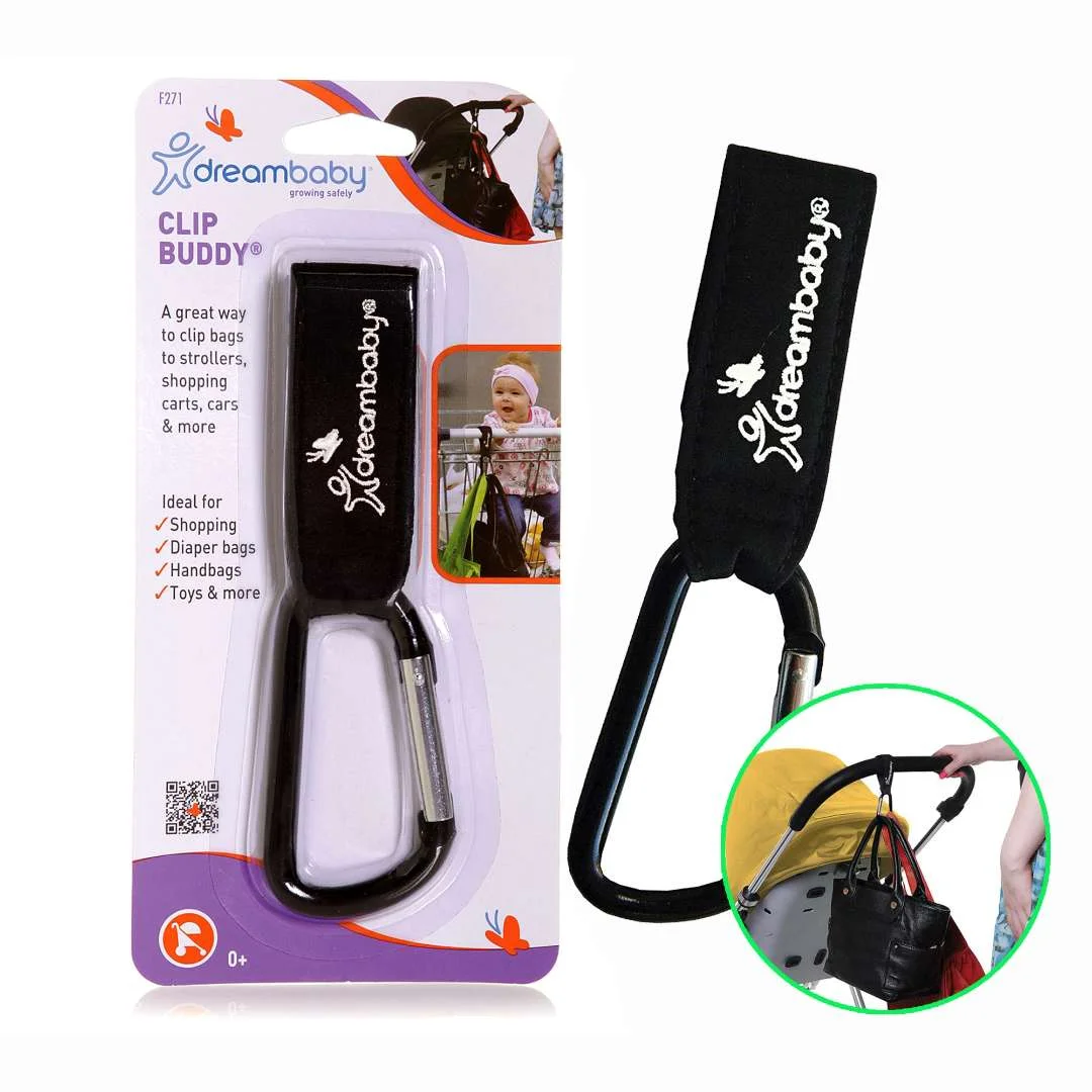 Clip Buddy Stroller Hooks – Purse & Bag Hanger