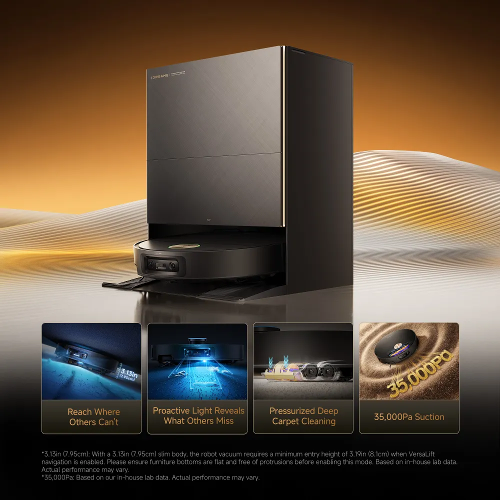 Dreame X60 Max Ultra Complete Robot Vacuum - Black