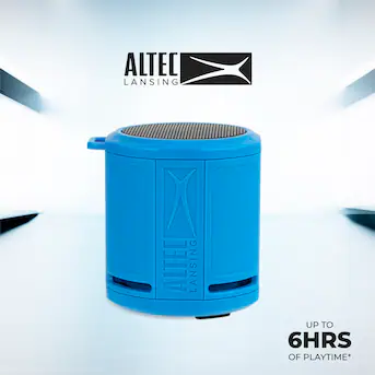 Altec Lansing Hydramicro Everything Proof 3.2‑in Bluetooth Compatibility Indoor/outdoor Portable Speaker Imw1020‑ryb