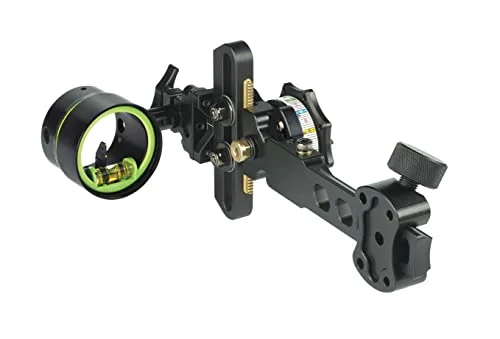 Hha Tetra Tournament Edition Short Bar Ryz 2510 W/.010 2-pin 1-5/8" Scope Green Top Pin & Yellow 2nd Pin Lh Sb-ryz-te-2510-gyel Lh