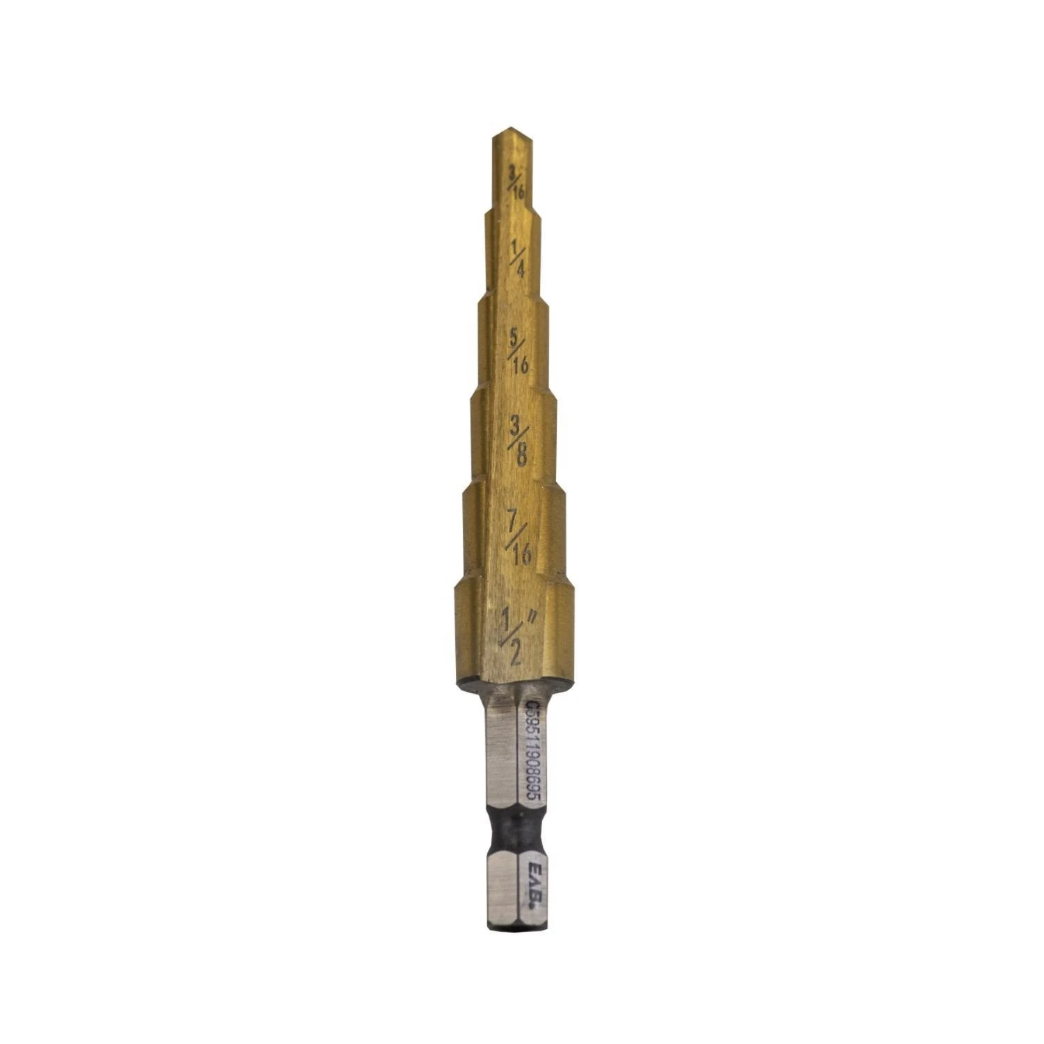 High Speed Steel Step Drill Bit Hex Shank
