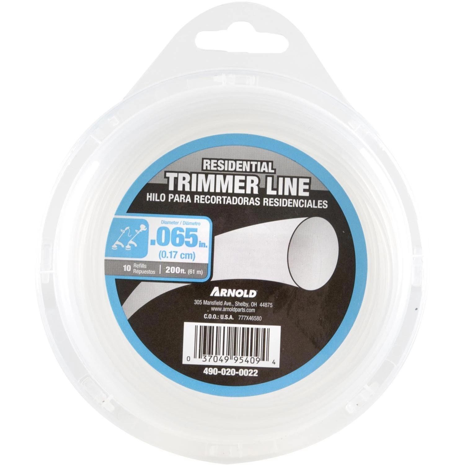 Residential Grade 0.065 In. D X 200 Ft. L Trimmer Line