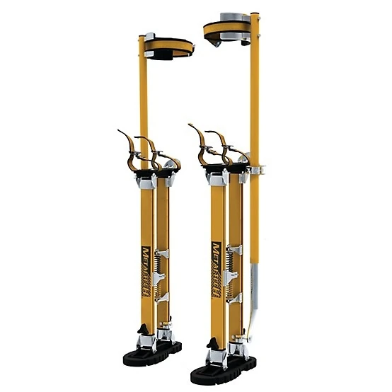 Metaltech 225 Lb. Capacity Adjustable Drywall Stilts, 24-40 In., 2-pack