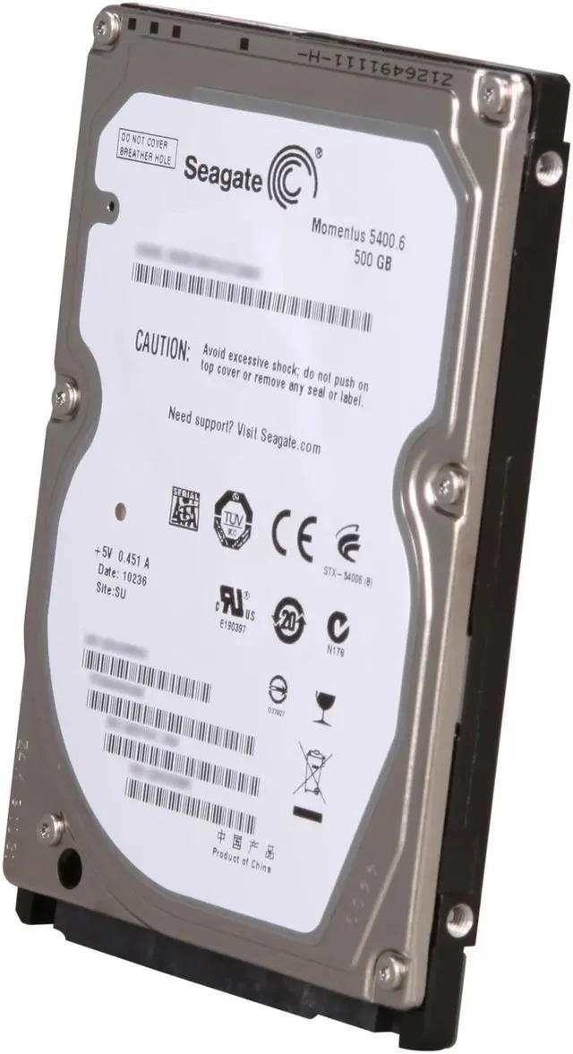 Seagate Momentus 5400.6 St9500325as 500gb 5400 Rpm 8mb Cache Sata 3.0gb/s 2.5" Internal Notebook Hard Drive Bare Drive