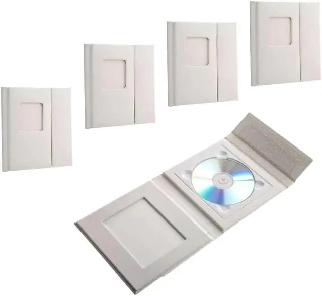 Overlapping Cd Holder With Cover Window