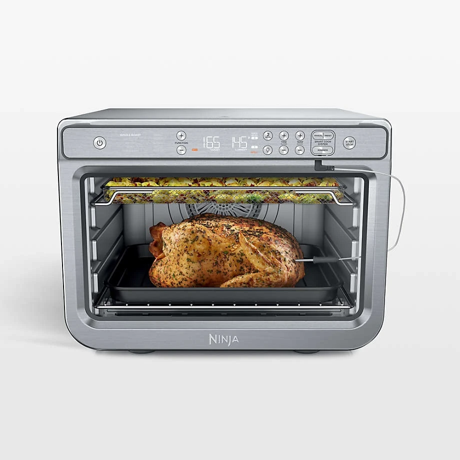 Ninja Prestige Smart Xl Air Fryer & Countertop Oven, Silver (dt551)