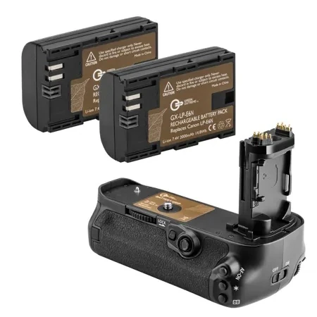 Green Extreme Bg-e20 Battery Grip For Eos 5d Mark Iv Dslr Camera With 2 Lp-e6n