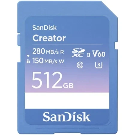 Sandisk Creator Series 512gb Uhs-ii Sdxc Memory Card