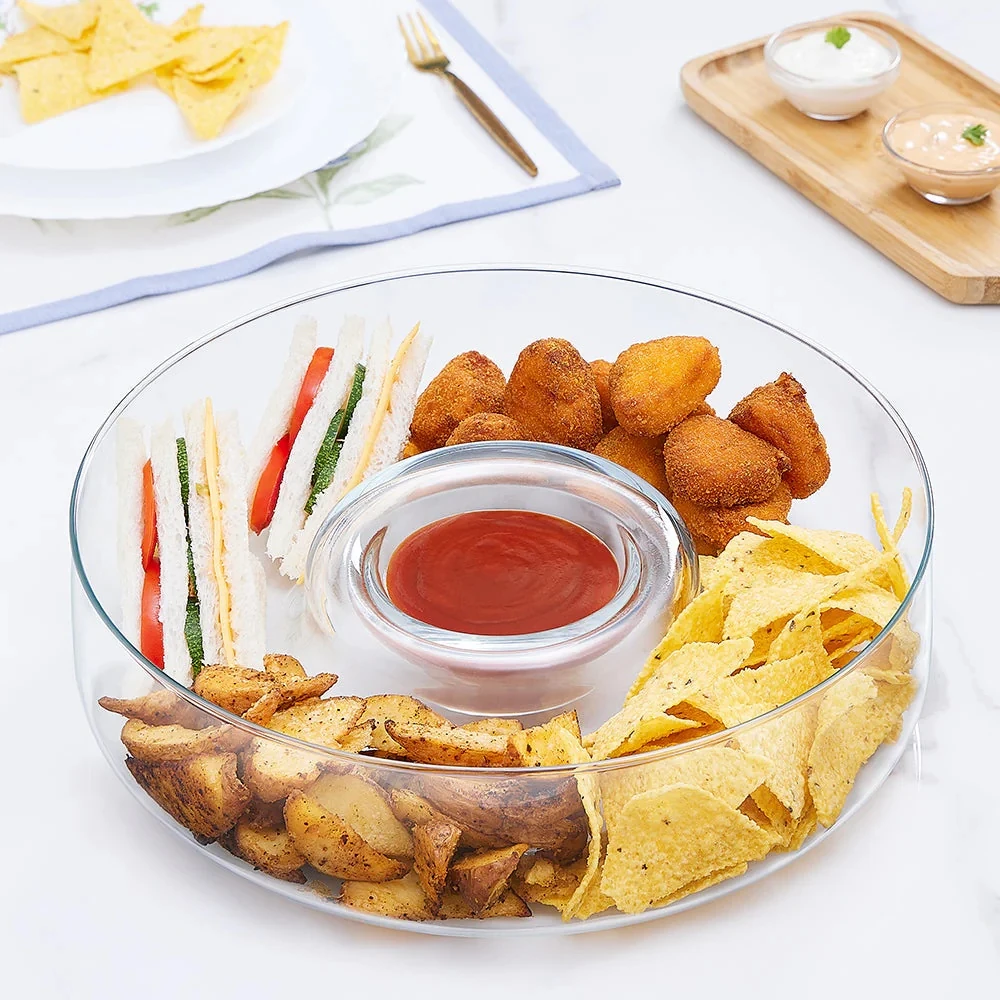 Borosil Chip & Dip Bowl